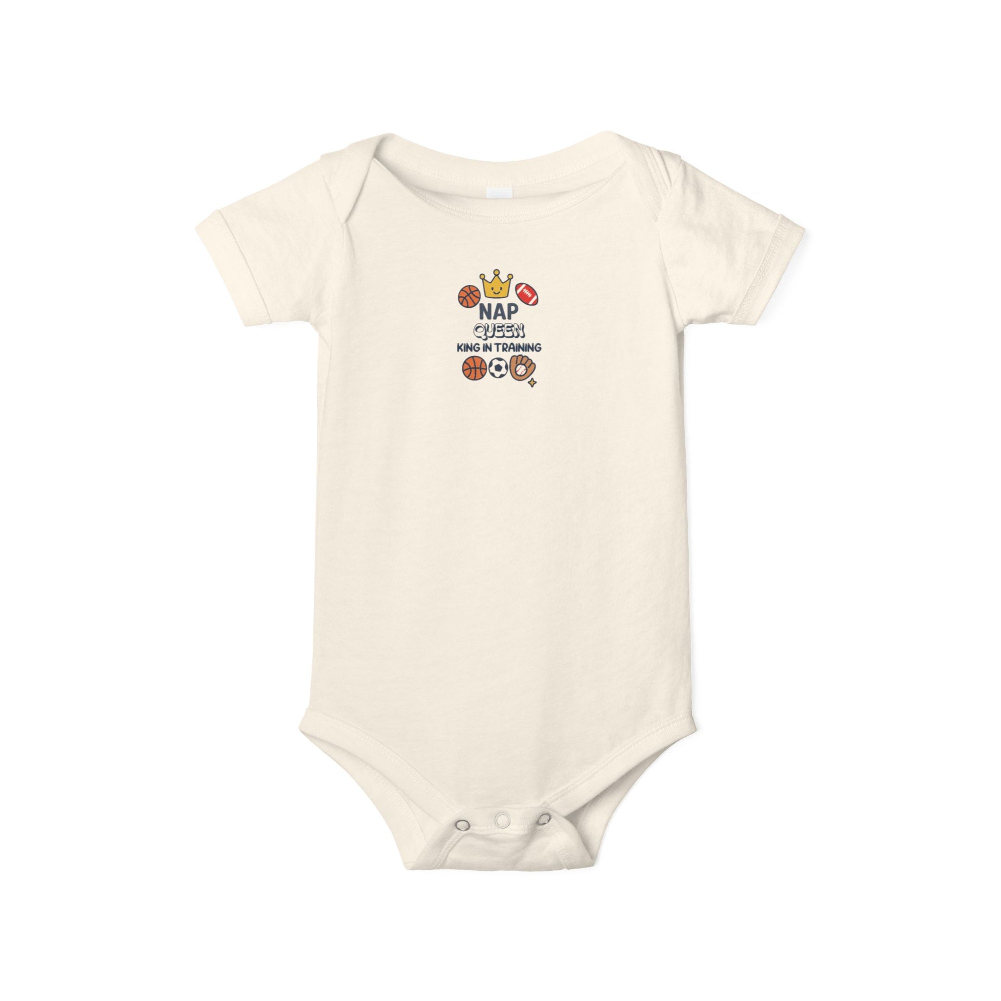 Cute Infant Onesie with Nap Time Design