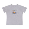 Funny Baby T-Shirt - Spit Happens