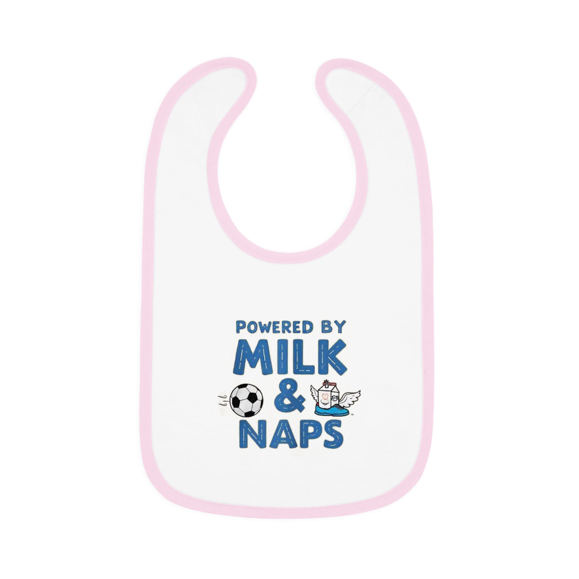 Cute Baby Bib - Powered by Milk & Naps