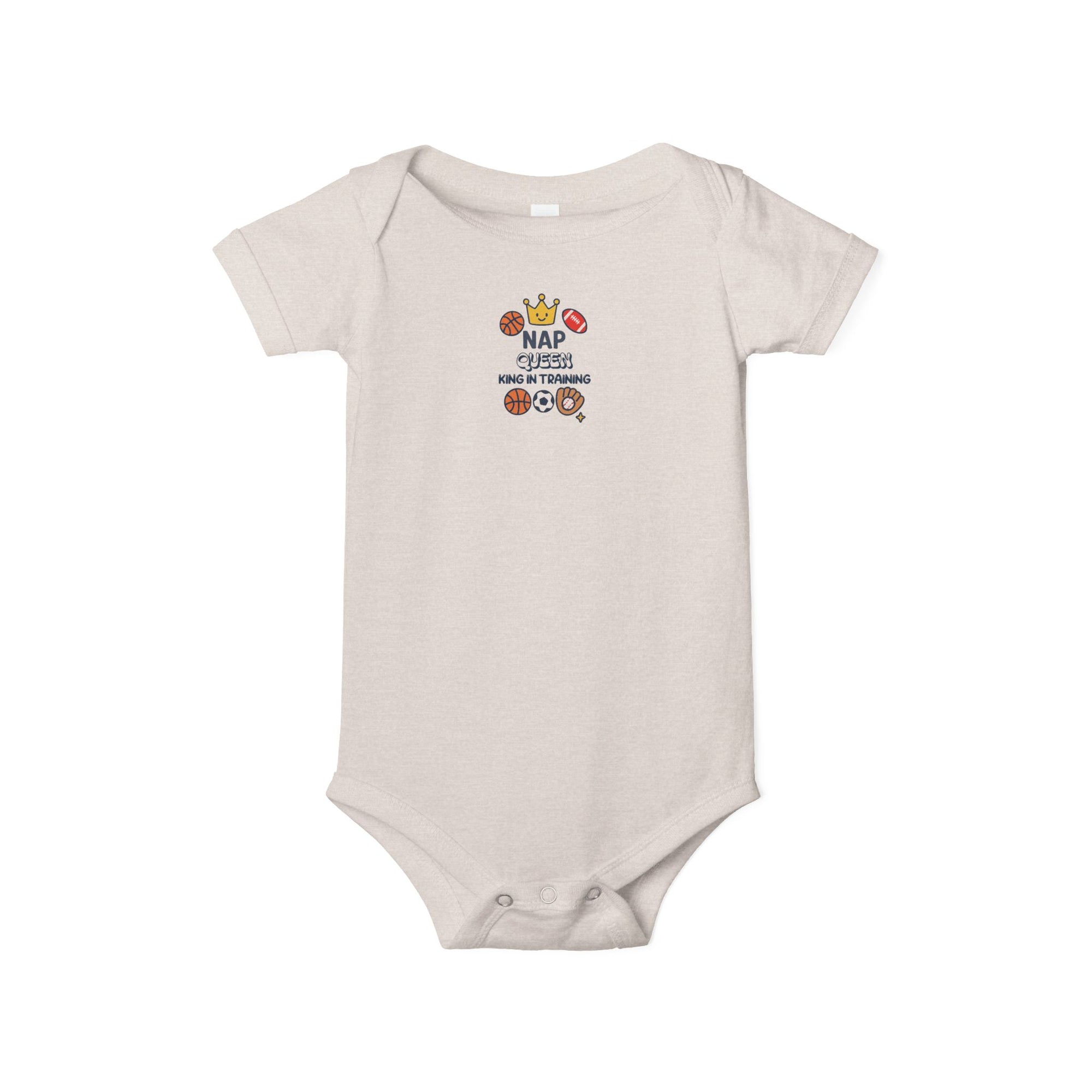 Cute Infant Onesie with Nap Time Design