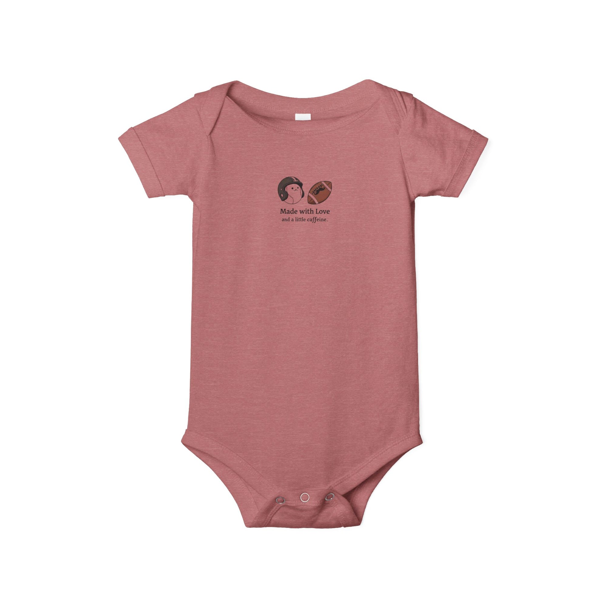Cute Baby Bodysuit, Made with Love Infant Onesie
