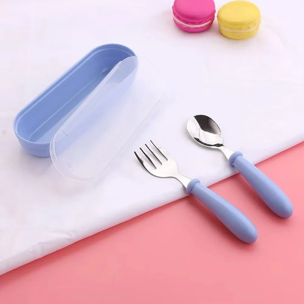 Baby Stainless Steel Tableware Set-4