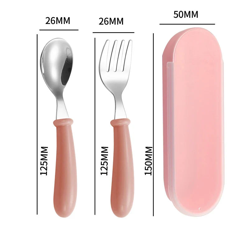 Baby Stainless Steel Tableware Set-5