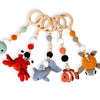 Montessori Baby Gym & Hanging Toys Set | Wooden Play Gym for Babies-3