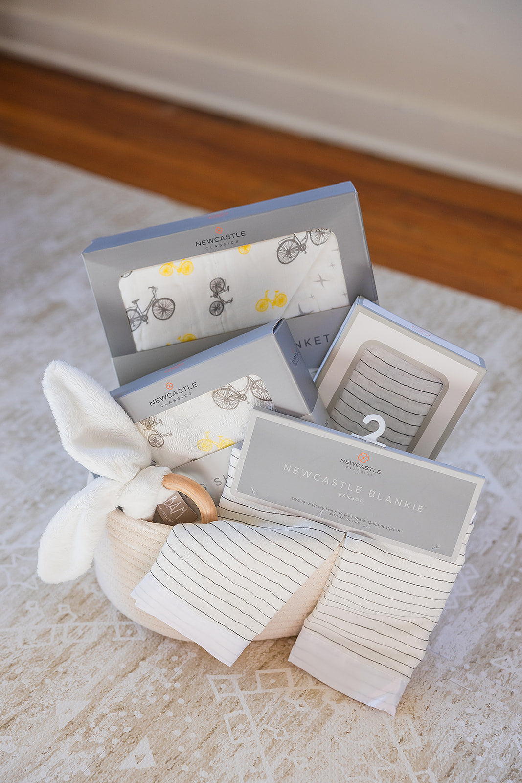 Welcome Baby - Gender Neutral Gift Basket-2