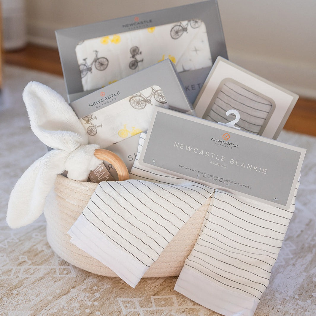 Welcome Baby - Gender Neutral Gift Basket-0