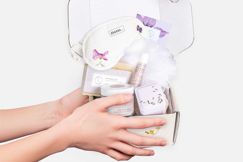 Bath and Body Set- Natural Skincare Gift Box| V For Vibes-0