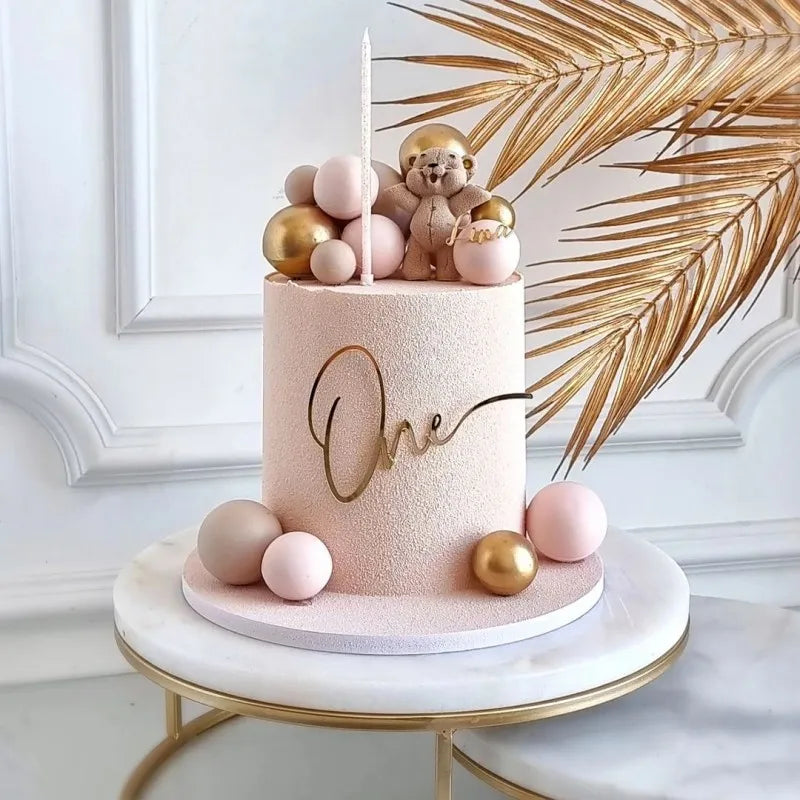 Kid's 1st Birthday Party Cake Decor