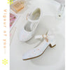 Little Heels For Kids Princess Leather Shoes