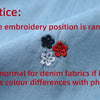 Embroidered Denim Boys Girls Familly Match Clothes