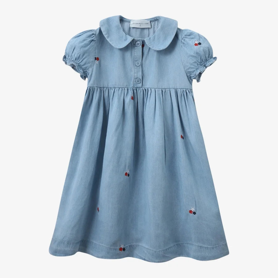 Embroidered Denim Boys Girls Familly Match Clothes