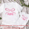 Mama Mimi Bow Print Family Matching Set