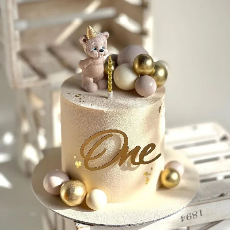 Kid's 1st Birthday Party Cake Decor