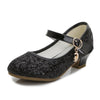 Little Heels For Kids Princess Leather Shoes