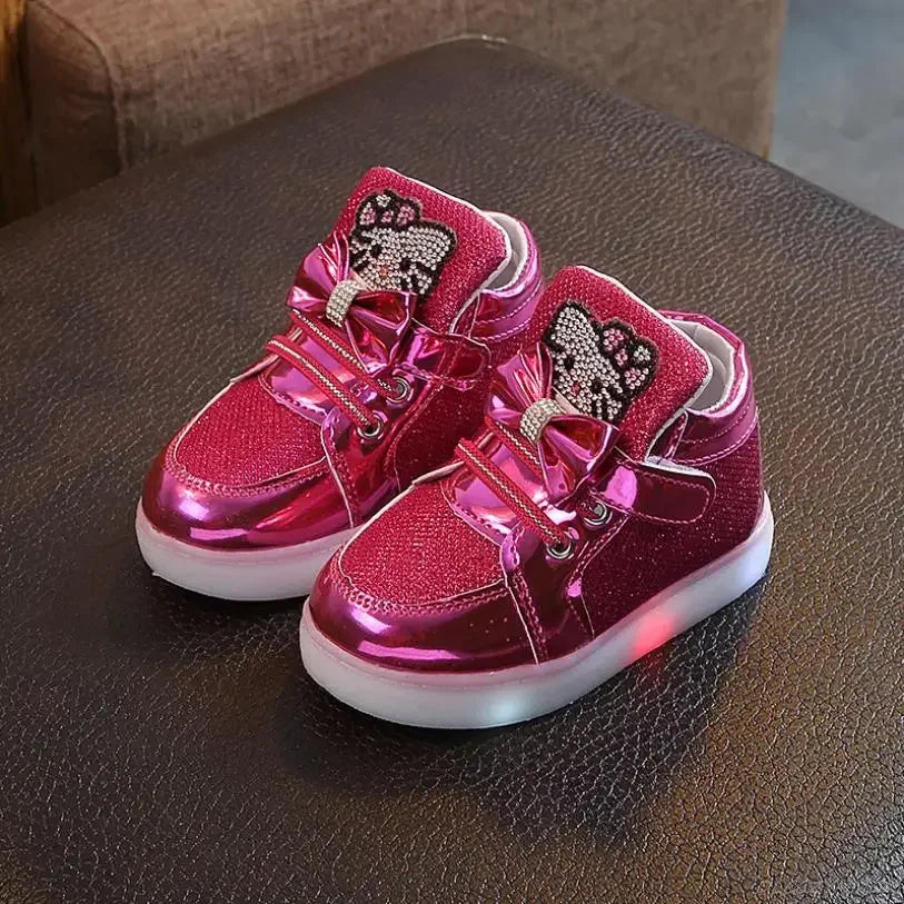 Breathable LED Fashion Luminous Shoes for Children-2