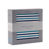 Blue and White Stripe Bamboo Crib Sheet-2