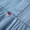Embroidered Denim Boys Girls Familly Match Clothes