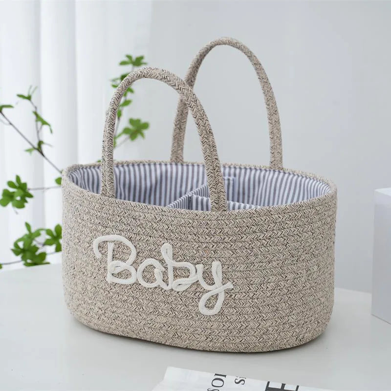 Cotton Rope Diaper Bag multivariant-4