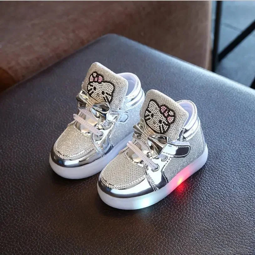 Breathable LED Fashion Luminous Shoes for Children-3