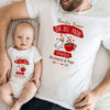 Family Matching Outfits Dad Shirts Baby Rompers