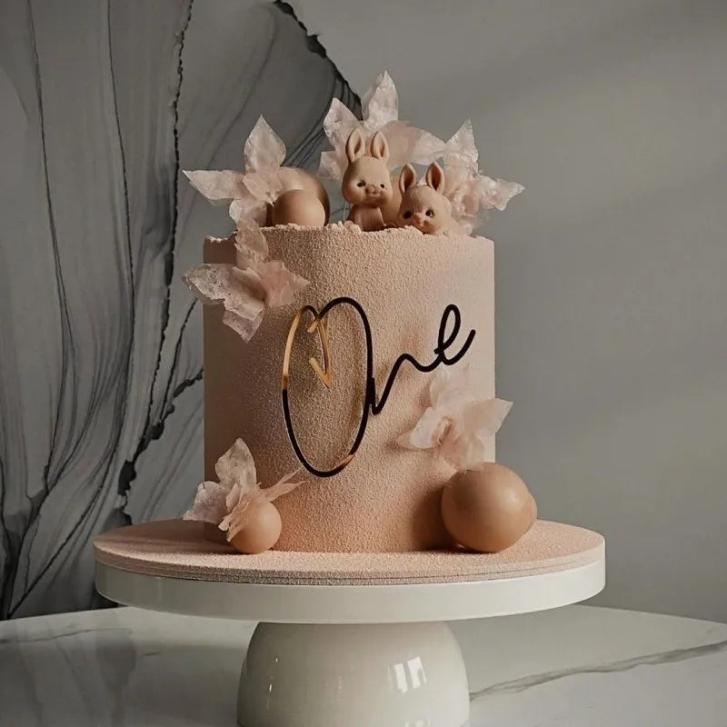 Kid's 1st Birthday Party Cake Decor