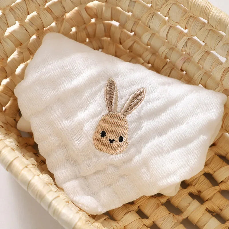 6 Layer Cotton Embroidered Baby Burp Cloth multivariant-6