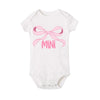 Mama Mimi Bow Print Family Matching Set