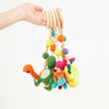 Montessori Baby Gym & Hanging Toys Set | Wooden Play Gym for Babies-4