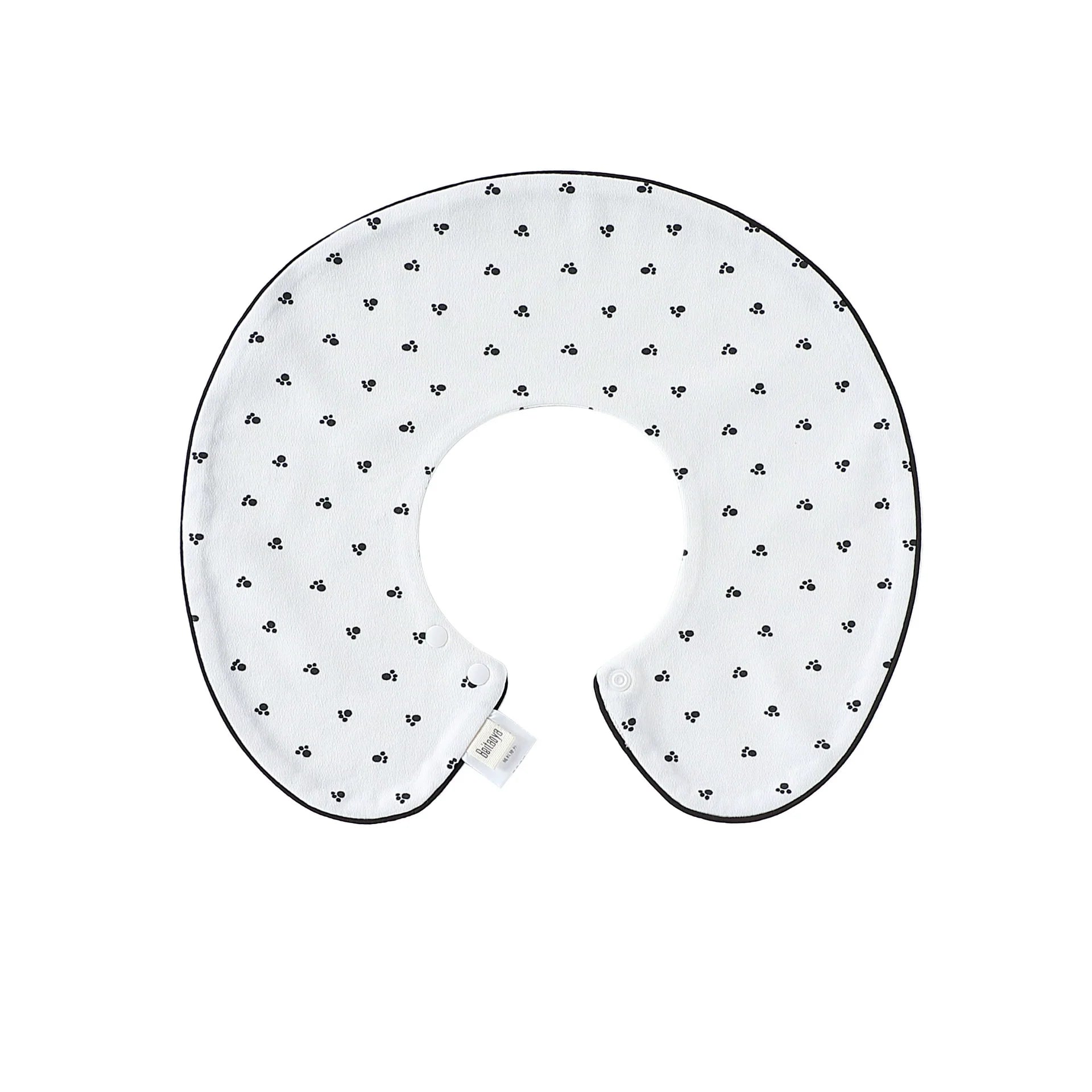 Simple Various Pattern Cotton Bib for Baby-11
