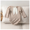 Autumn Arrival Baby Unisex Long Sleeves Color Patchwork Striped bodysuit Bodysuits-3