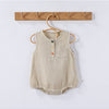Summer Arrival Baby Unisex Sleeveless Plain bodysuit Bodysuits-0