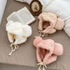 Winter Infant Baby Boys And Girls Solid Fluffy Thermal Hats-1