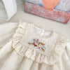 Spring Arrival Baby Girls Long Sleeves Floral Embroidered Bodysuits bodysuit-1