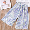 Summer Baby Girls Breathable Thin Abstract Pattern Cheap Pants-1