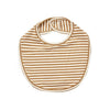 Baby Printed Pattern Covered Button Design Pure Cotton Bibs-0