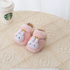 Winter Arrival Baby Animals Cartoon Pattern Anti-slip Fleece-lined Toddler Cotton Shoes-11