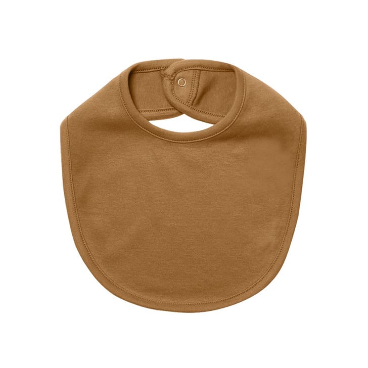 Baby Printed Pattern Covered Button Design Pure Cotton Bibs-1