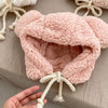 Winter Infant Baby Boys And Girls Solid Fluffy Thermal Hats-4