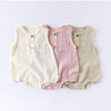 Summer Arrival Baby Unisex Sleeveless Plain bodysuit Bodysuits-3