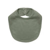 Baby Printed Pattern Covered Button Design Pure Cotton Bibs-2
