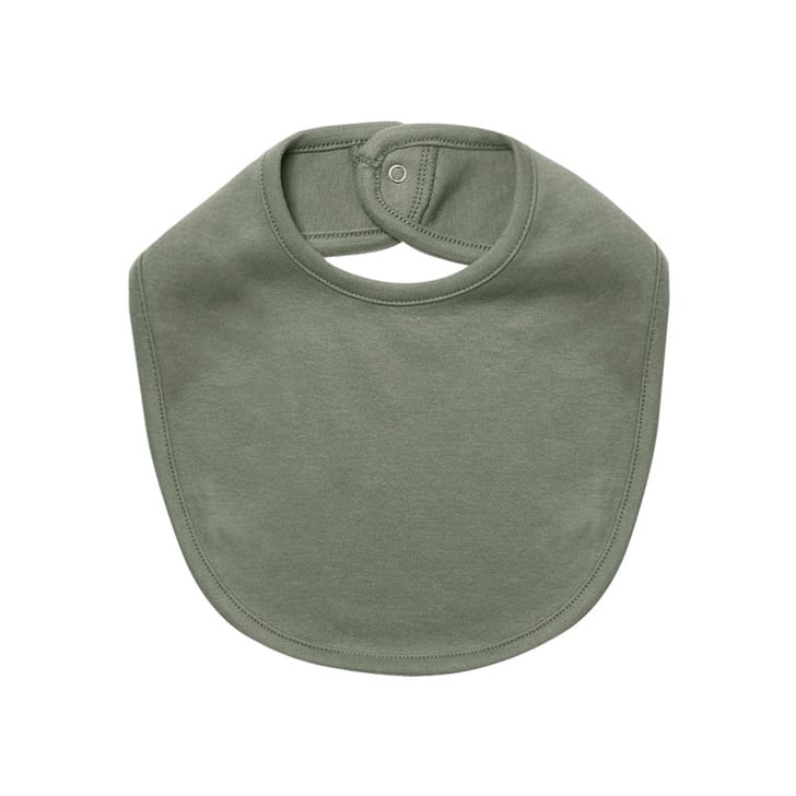Baby Printed Pattern Covered Button Design Pure Cotton Bibs-2