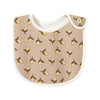 Baby Floral Print Covered Button Design Water Absorbing Bibs-7
