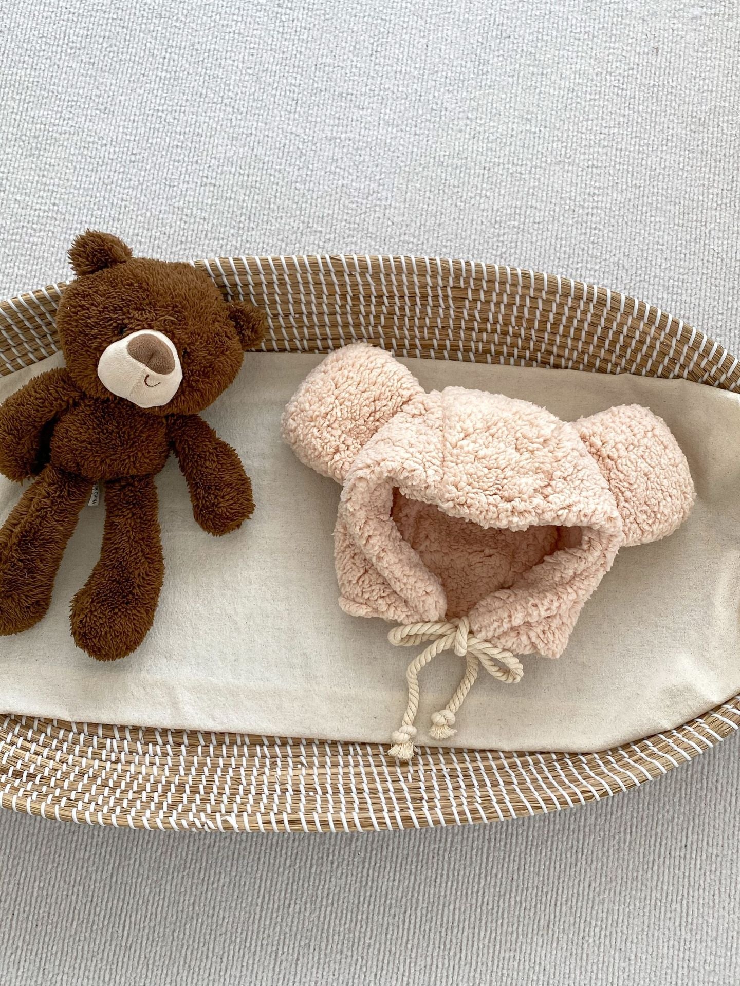 Winter Infant Baby Boys And Girls Solid Fluffy Thermal Hats-6