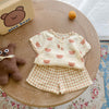 Baby Print Pattern T-Shirt Combo Shorts In Summer Sets-7